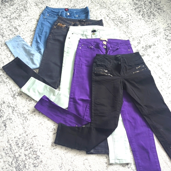 Bundle of 5 jeans - Picture 1 of 3